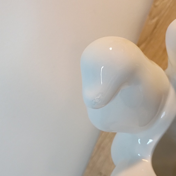 Charming White and Orange Ghost Figurine Candy Dish - Picture 5 of 9